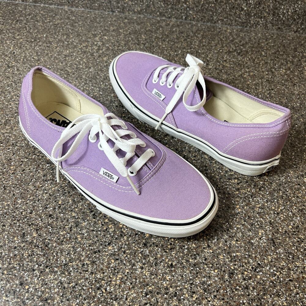 VANS Classic Purple Canvas Sneaker Shoes Womens Size 9.5 Low Top Lace Up Men's 8